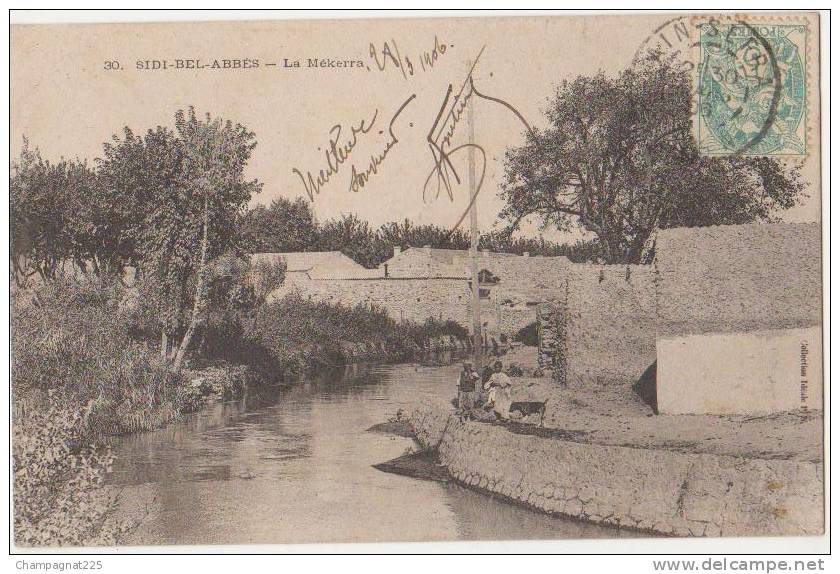 CPA ALGERIE SIDI BEL ABBES La Mekerra 1906