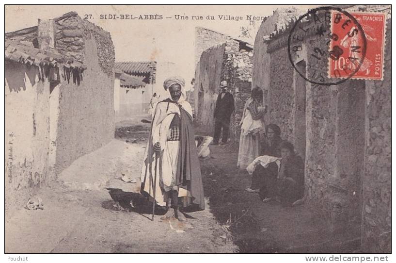 Sidi bel Abbès.- (Algérie)   Une Rue au Village Nègre
