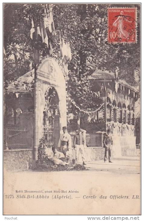 Sidi bel Abbès.- (Algérie)     Cercle des Officiers