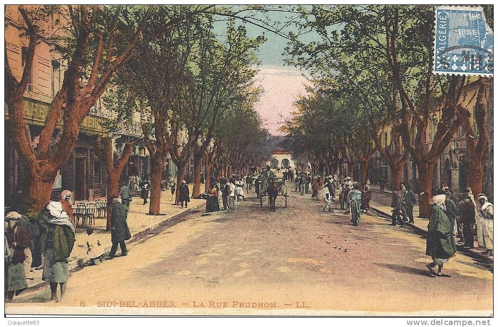 SIDI-BEL-ABBES - LA RUE PRUDHOM