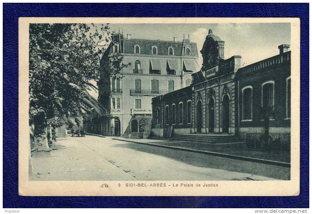 ALGERIE / ALGERIEN     Sidi-bel-Abbès - Le Palais de Justice