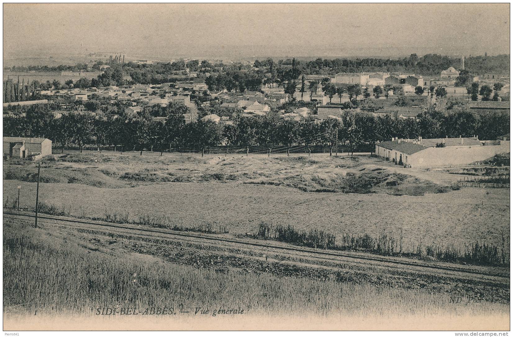 ALGERIE - SIDI-BEL-ABBES - Vue générale