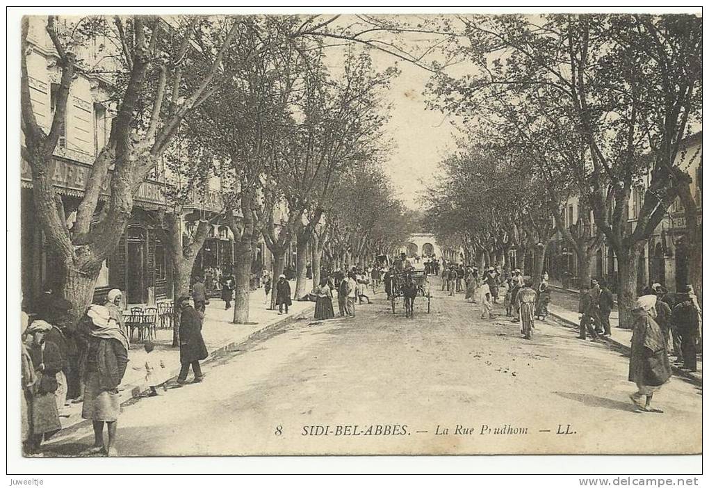 Sidi Bel Abbes  la rue Prudhom     (3073)