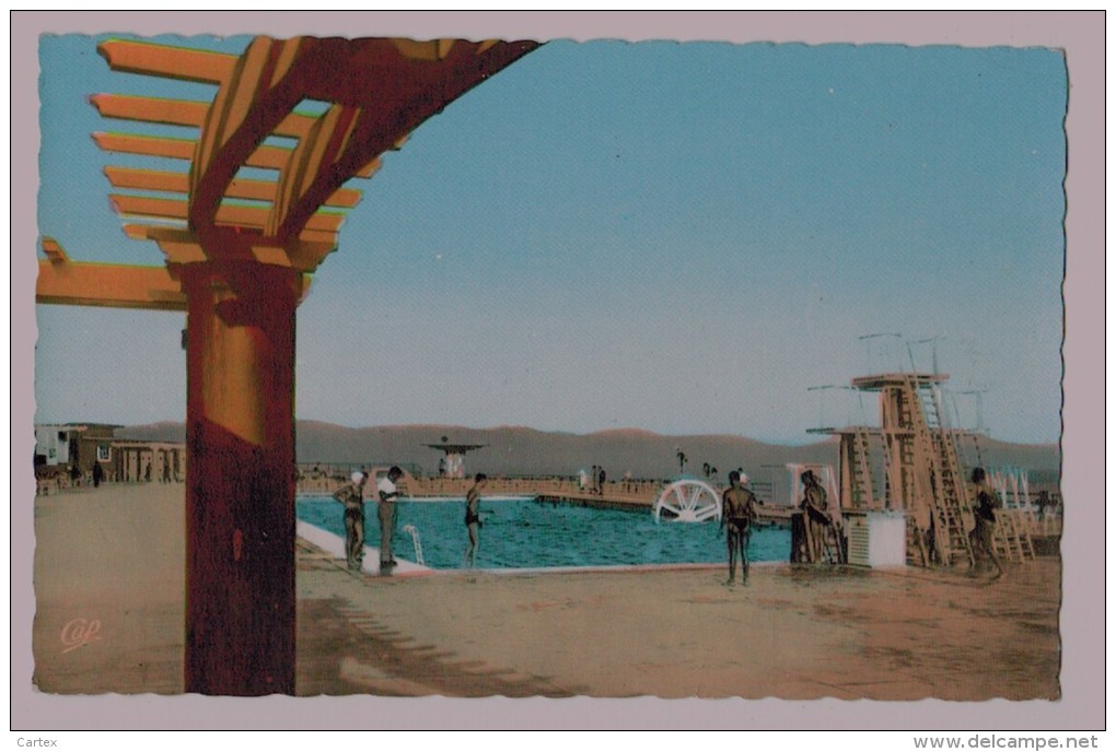 cpsm  PHILIPPEVILLE - SKIKDA  Le Bassin de la piscine