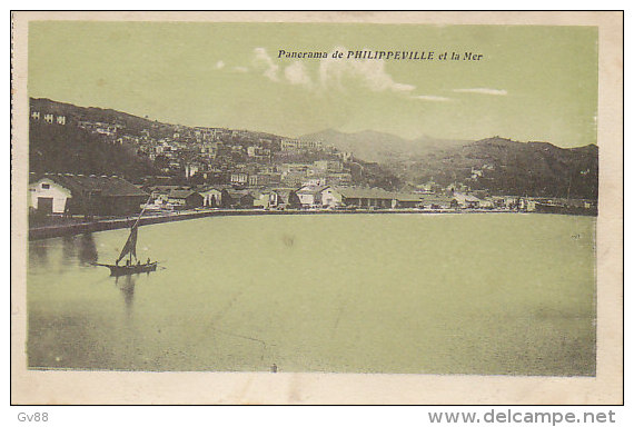 panorama de Philippeville et la mer