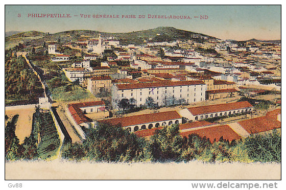 Philippeville,vue générale prise du Djebel Adouna