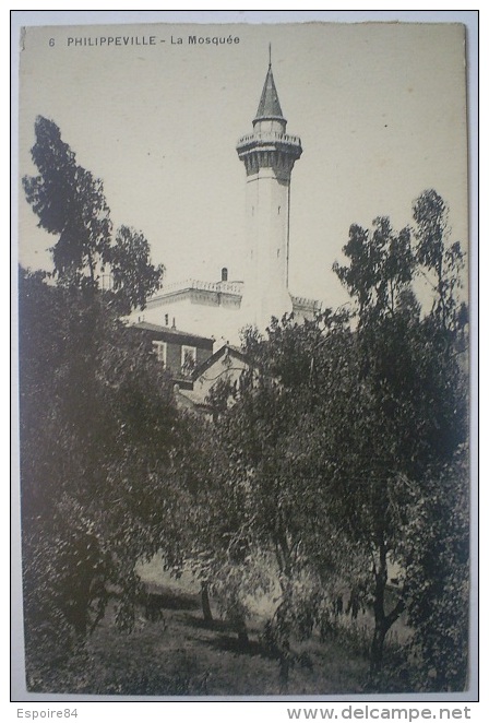 C. Postale  ALGERIE - PHILIPPEVILLE - La Mosquée
