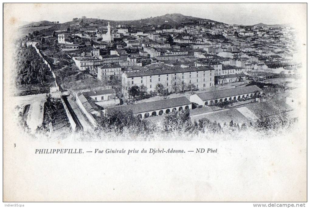 Algérie - Philippeville (Skikda) Vue Générale prise du Djebel Adouna