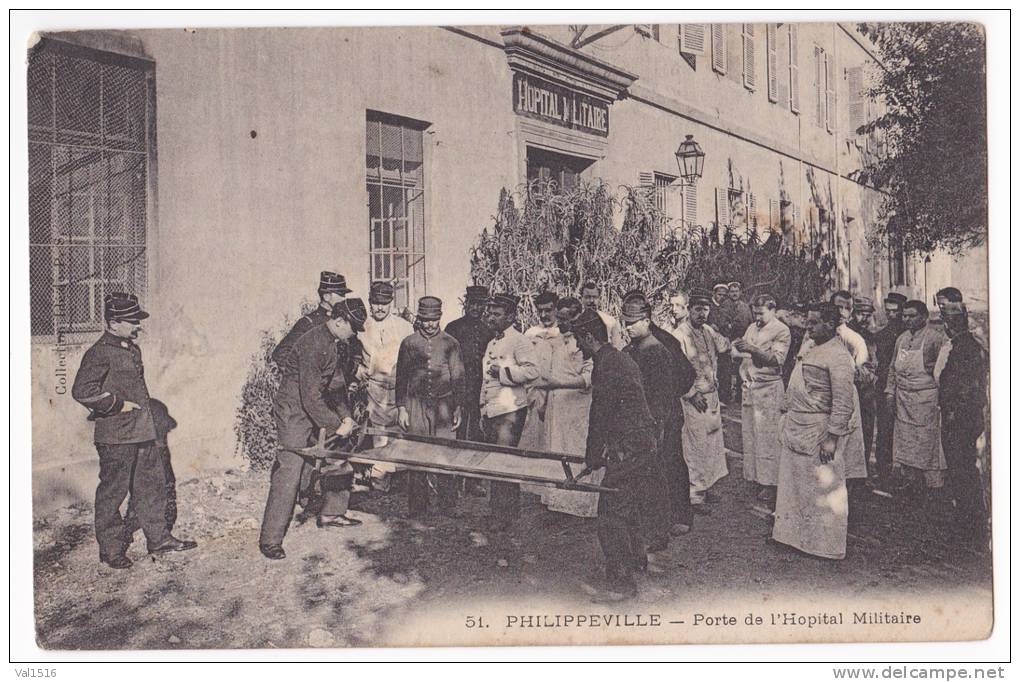 PHILIPPEVILLE - SKIKDA - Porte de l´ Hopital Militaire