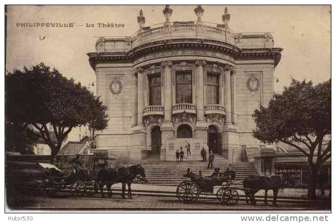 CPA PHILIPPEVILLE - LE THEATRE