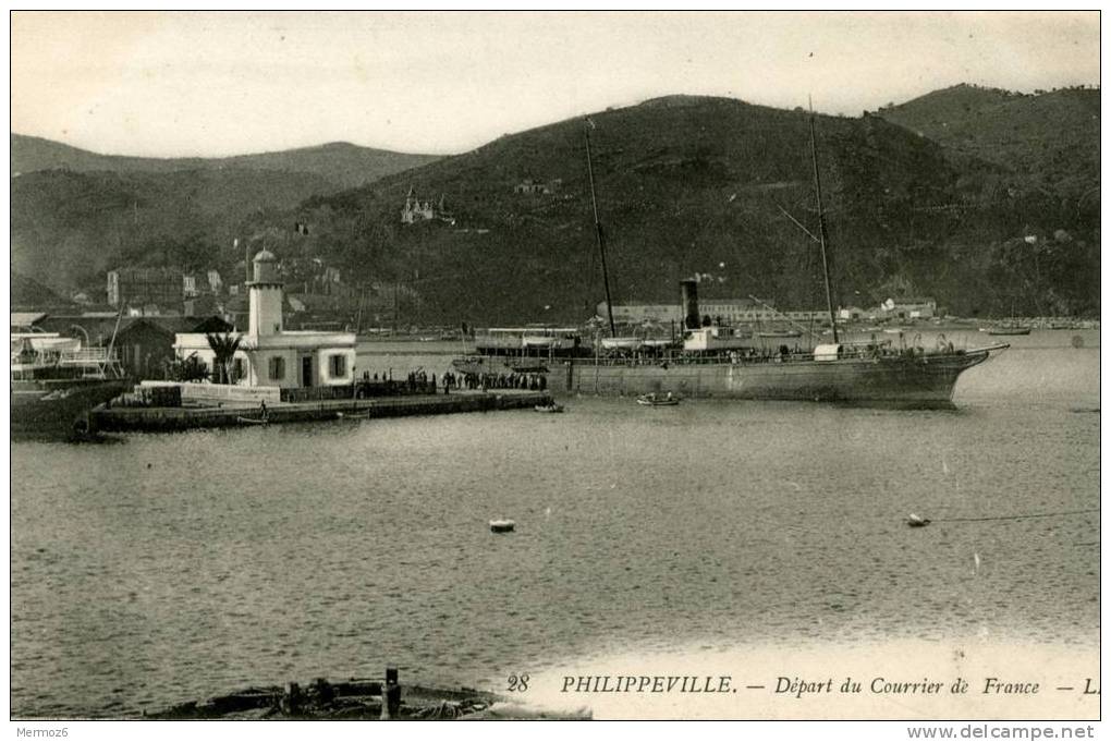 philippeville depart du courrier de france LL 28 paquebot