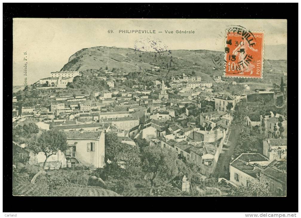 Algérie  Philippeville   Vue générale