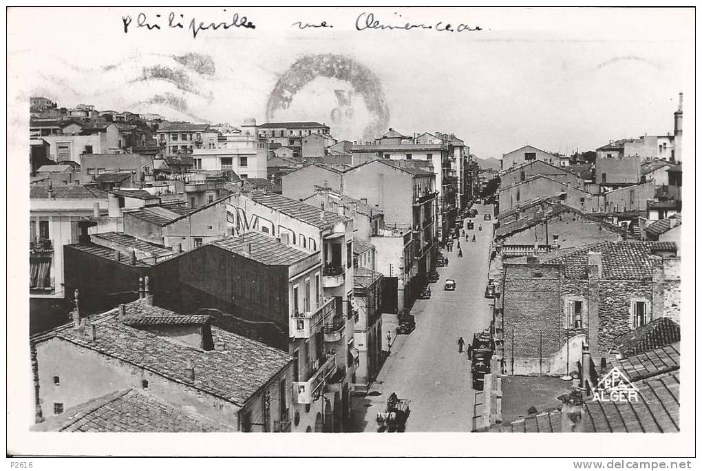 ALGERIE-PHILIPPEVILLE  RUE CLEMENCEAU