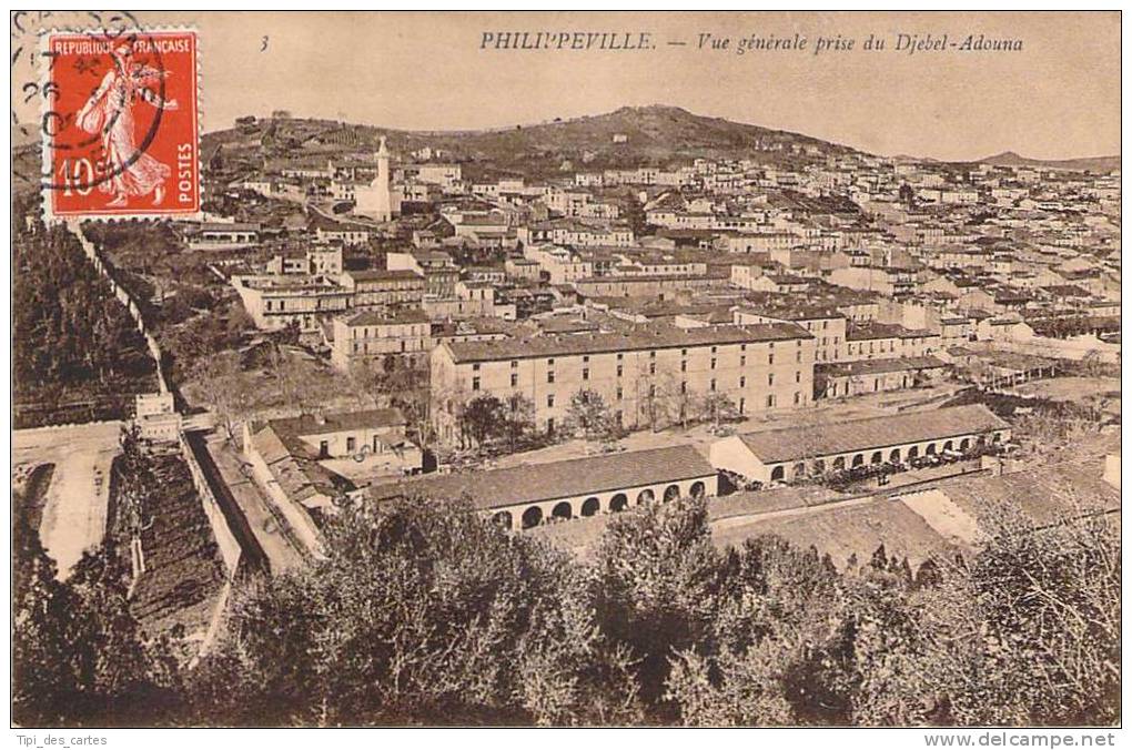 Philippeville - Vue générale prise du Djebel-Adouna