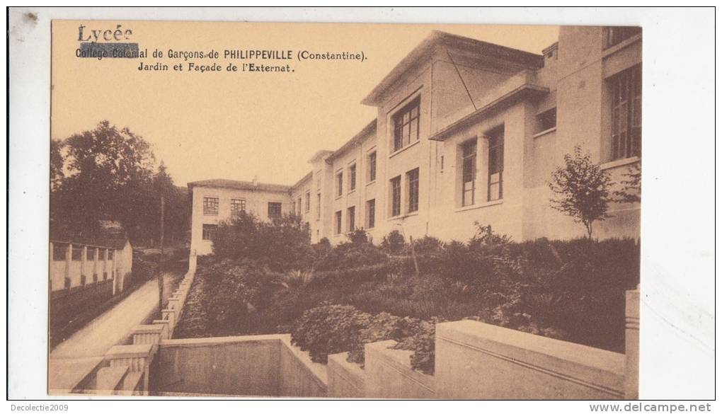 BR46241 Lvcec  College  colonial de garcons de Philippeville     2  scans