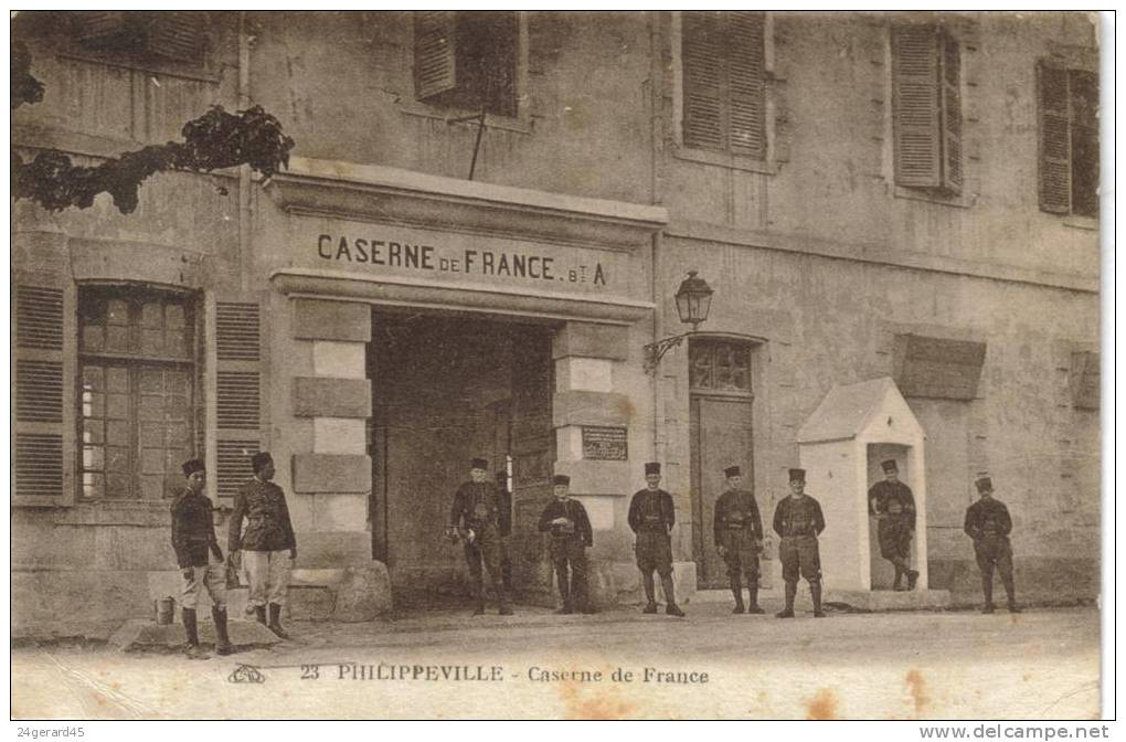 CPSM MILITAIRE SKIDDA ex. PHILIPPEVILLE (Algérie) - Caserne de france