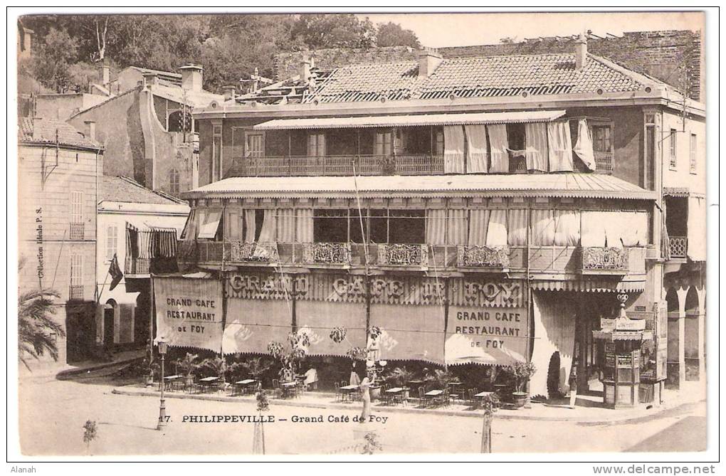 PHILIPPEVILLE Grand Café de Foy  Algérie Afrique