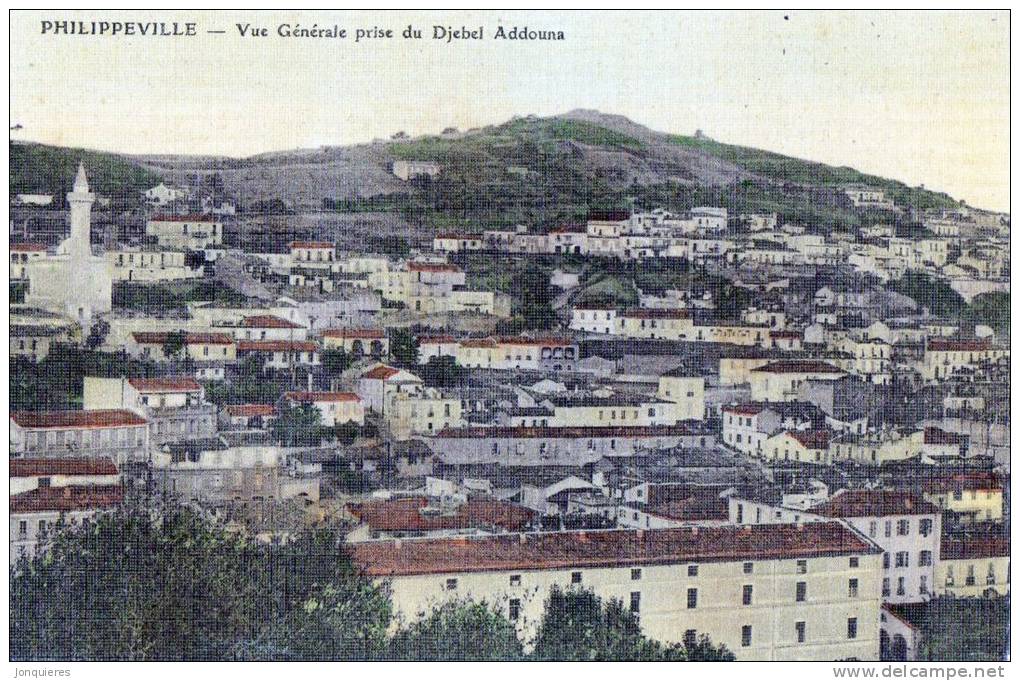 PHILIPPEVILLE  Vue générale prise du Djebel Addouna.