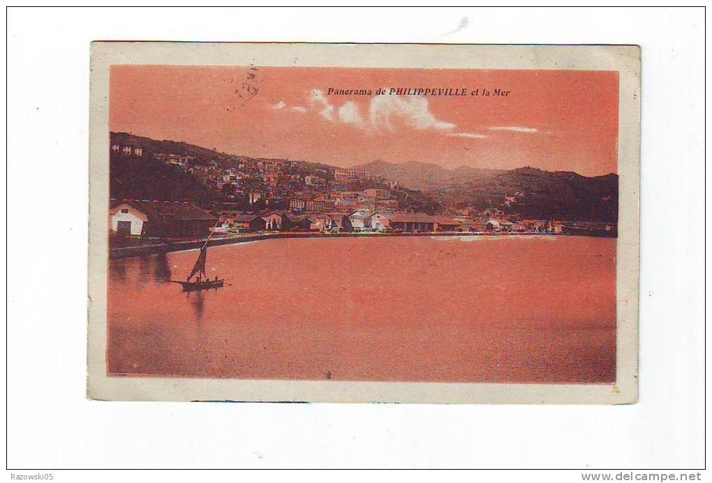 CARTE POSTALE. CP. CPA..........ALGERIE. COLONIE. PHILIPPEVILLE
