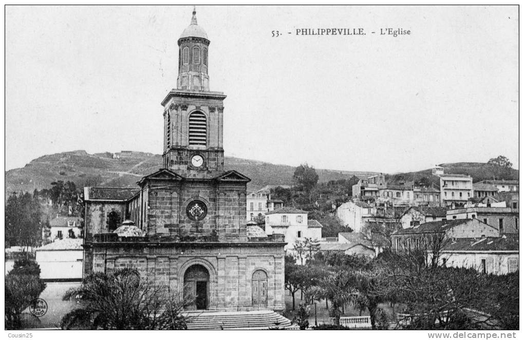 ALGERIE - PHILIPPEVILLE - L'Eglise