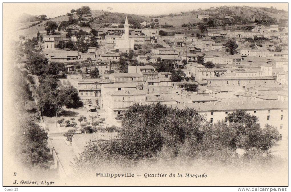 ALGERIE - PHILIPPEVILLE - Quartier de la Mosquée