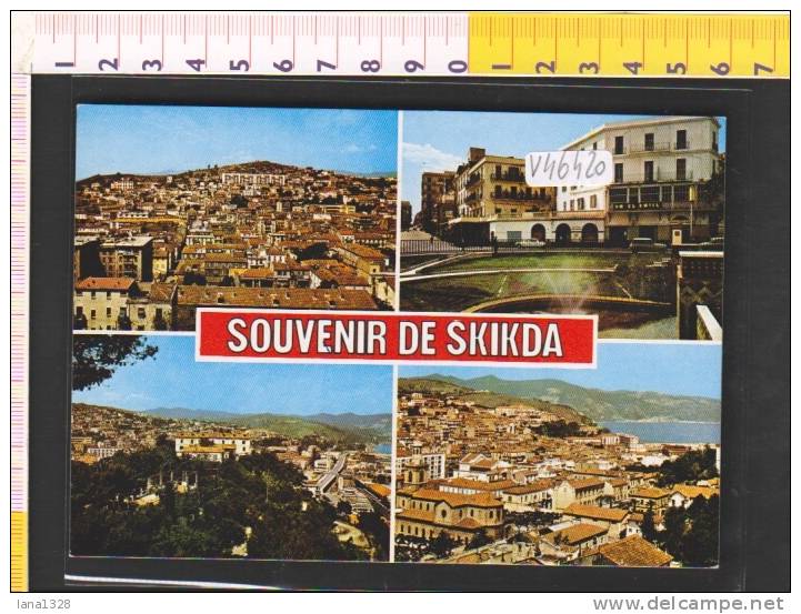 V46420 ALGERIA SOUVENIR D' SKIKDA VEDUTE