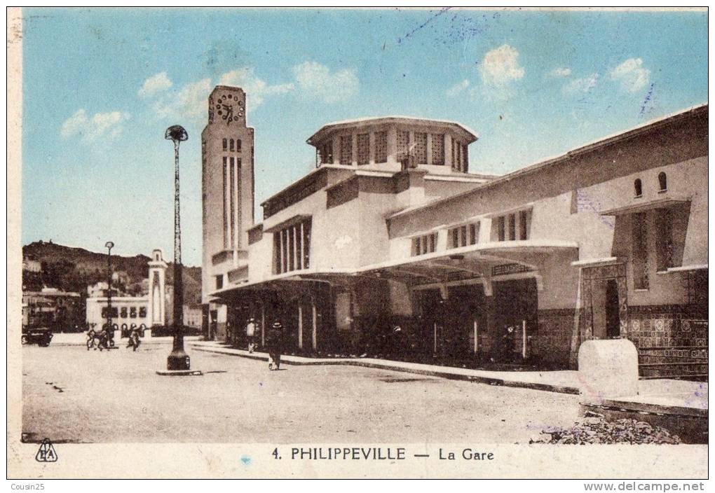 ALGERIE - PHILIPPEVILLE - La Gare