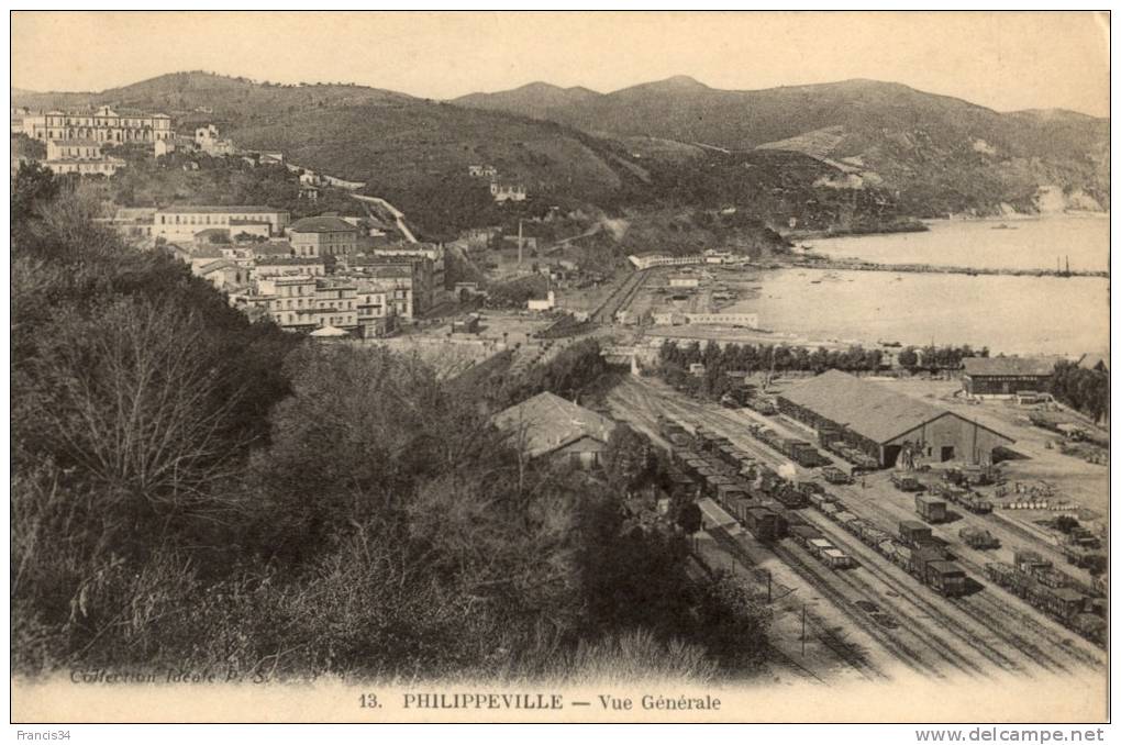 CPA - Philippeville - Vue générale