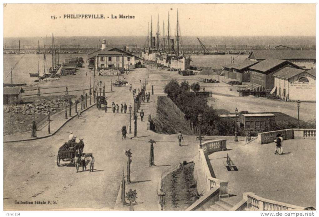 CPA - Philippeville - La Marine