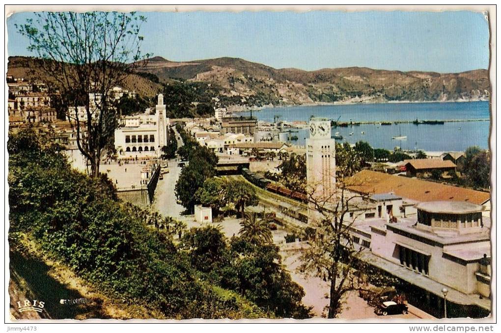 CPA 462 - Carte N°770 - PHILIPPEVILLE Skikda 21000 Algérie - 1961 La Gare et la Place Marqué