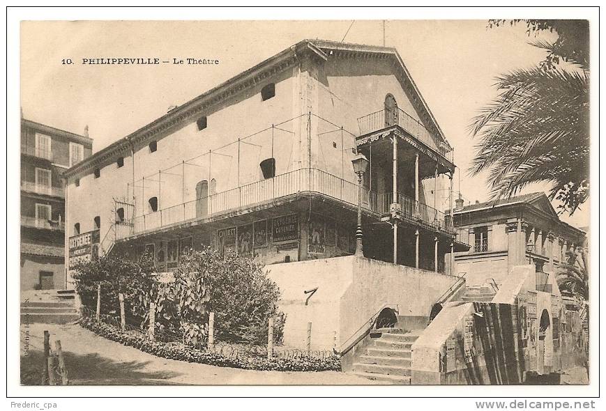 Philippeville Skikda - Le Théâtre - CPA