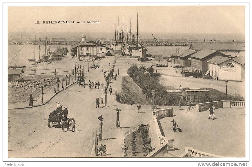 Philippeville Skikda - La Marine - CPA