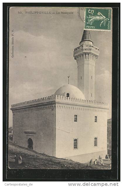 CPA Philippeville, La Mosquee