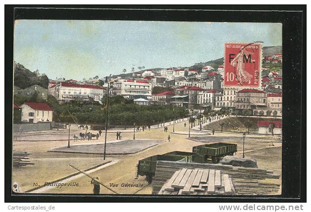 CPA Philippeville, Vue Generale