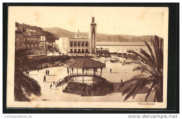 CPA Philippeville, La place de Marque et l'Hotel de Ville