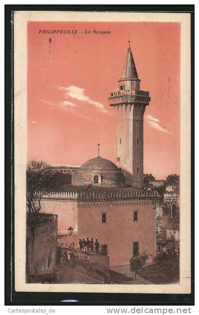 CPA Philippeville, La Mosquee