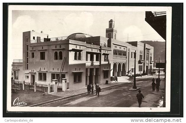 CPA Philippeville, Hotel de Ville et Commissariat Central