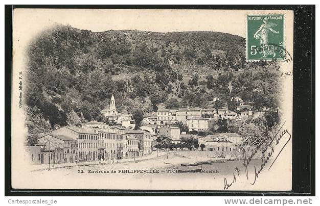 CPA Philippeville, Vue generale