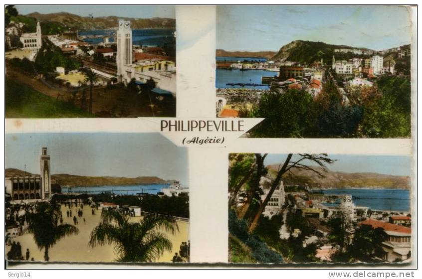 CPSM PHILIPPEVILLE-4 VUES