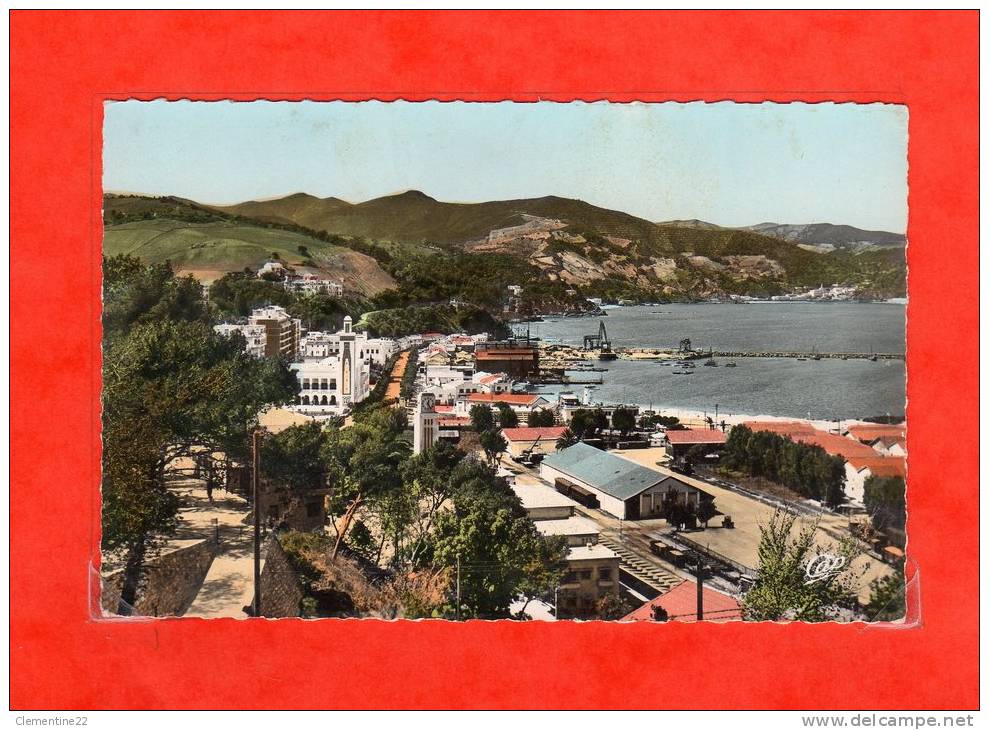 algérie philippeville , vue générale sur le quartier de la gare edit  CIM  N° 714 ( non écrite )