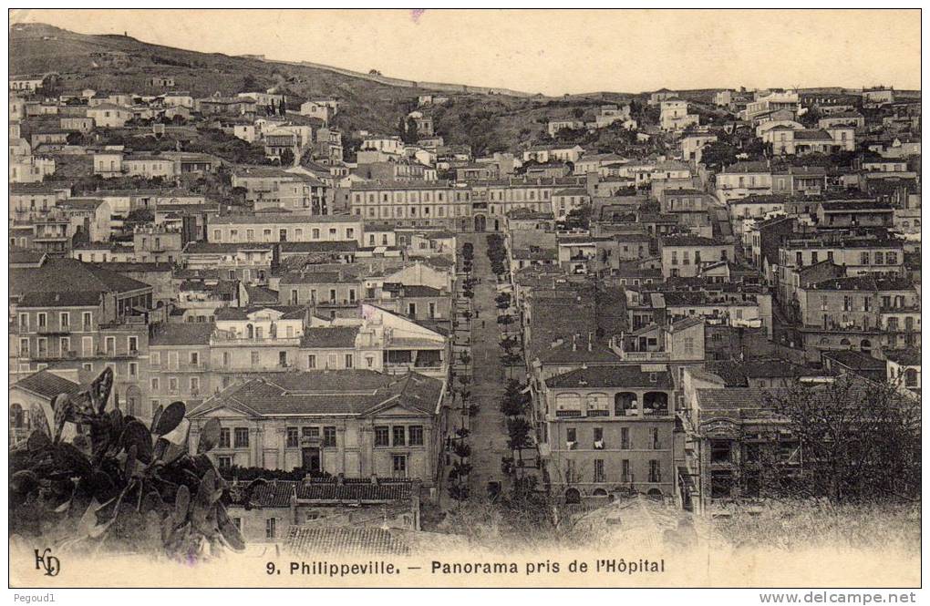CARTE POSTALE ANCIENNE.   SKIKDA. PHILIPPEVILLE.  1911.