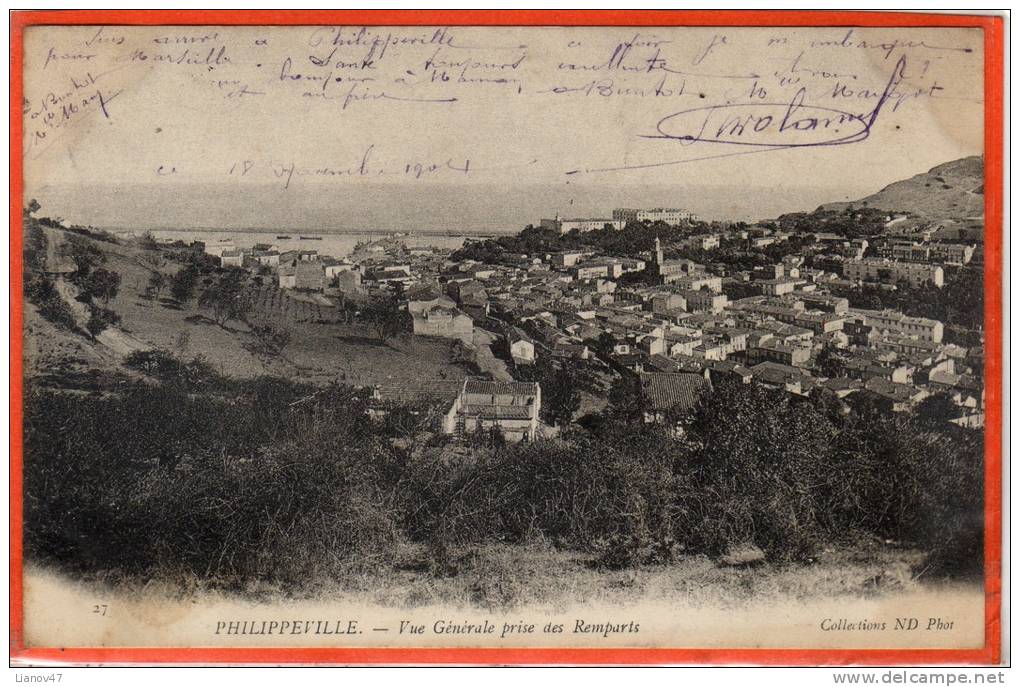 -  Philippeville  -  Vue  générale  prise  des  Remparts .
