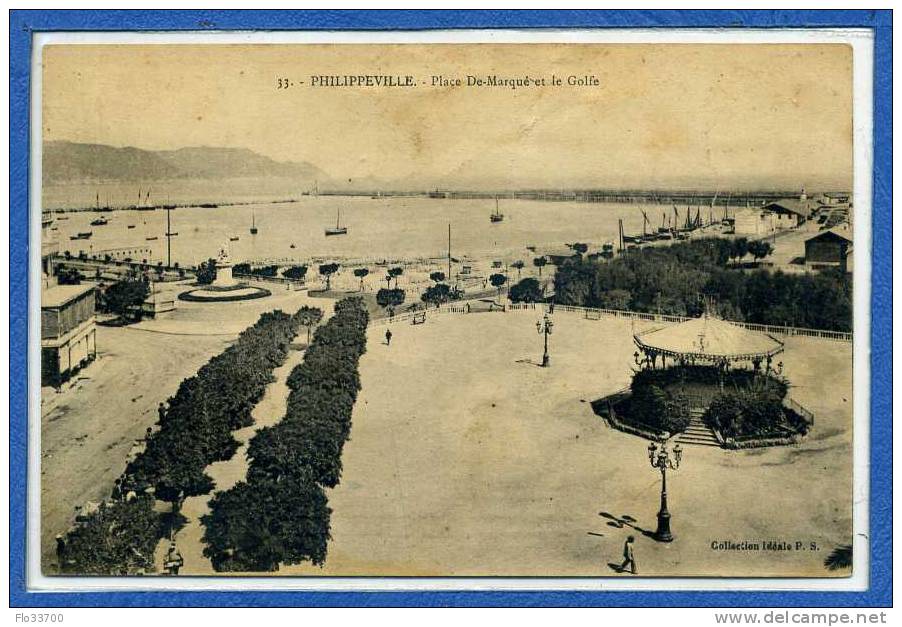 68 33 philippeville  place du marché et le golfe  (en l'état)