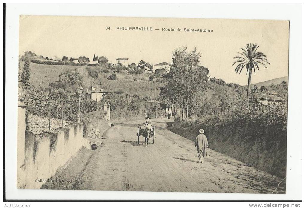 PHILIPPEVILLE , ROUTE DE SAINT-ANTOINE