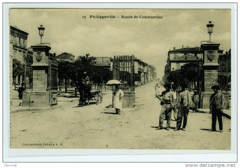PHILIPPEVILLE. Route de constantine