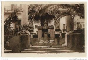 (Algérie) Philippeville 005, EPA 12, Entrée du Musée, dÂ’un carnet à souche, non voyagée, bon état