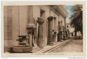 (Algérie) Philippeville 004, EPA 11, Le Musée (Ruines Romaines), dÂ’un carnet à souche