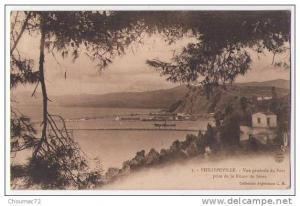 (Algérie) Philippeville 003, CM 3, Vue générale du Port prise de la route de Stora