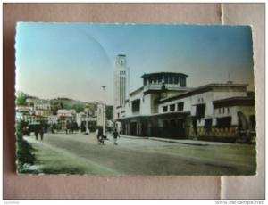 CPSM   PHILIPPEVILLE N°10  VUE SUR LA GARE  - ECRITE EN 1956