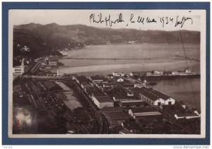 ALGERIE SKIKDA - CP PHILIPPEVILLE - LA GARE ET LES QUAIS PRIS EN AVION - COLL. DI SCALA / PHOT. COMBIER - 1934